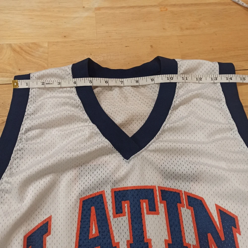 Athletic Apparel Men's white orange blue #14
